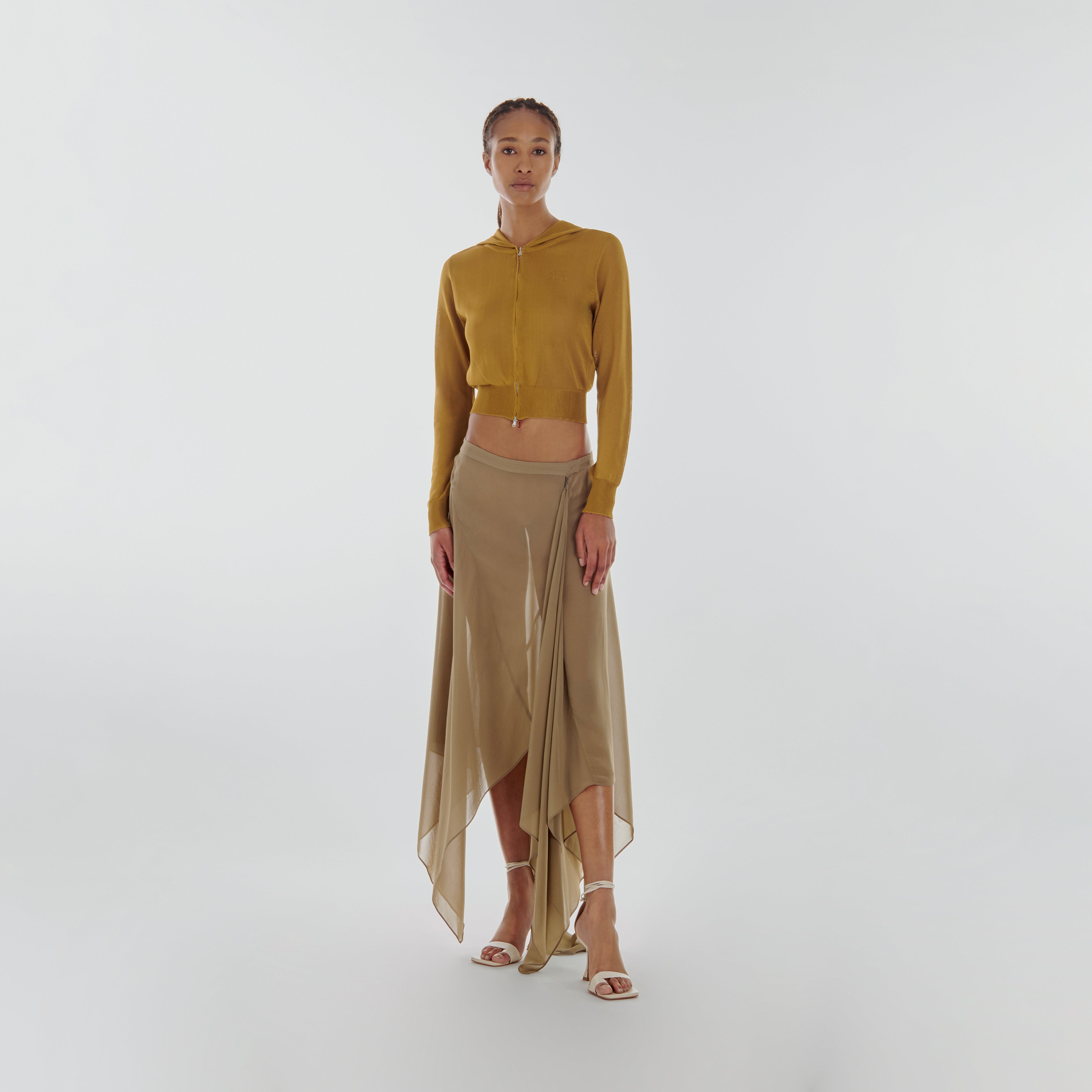 Spirit Skirt in moss | Lara Chamandi