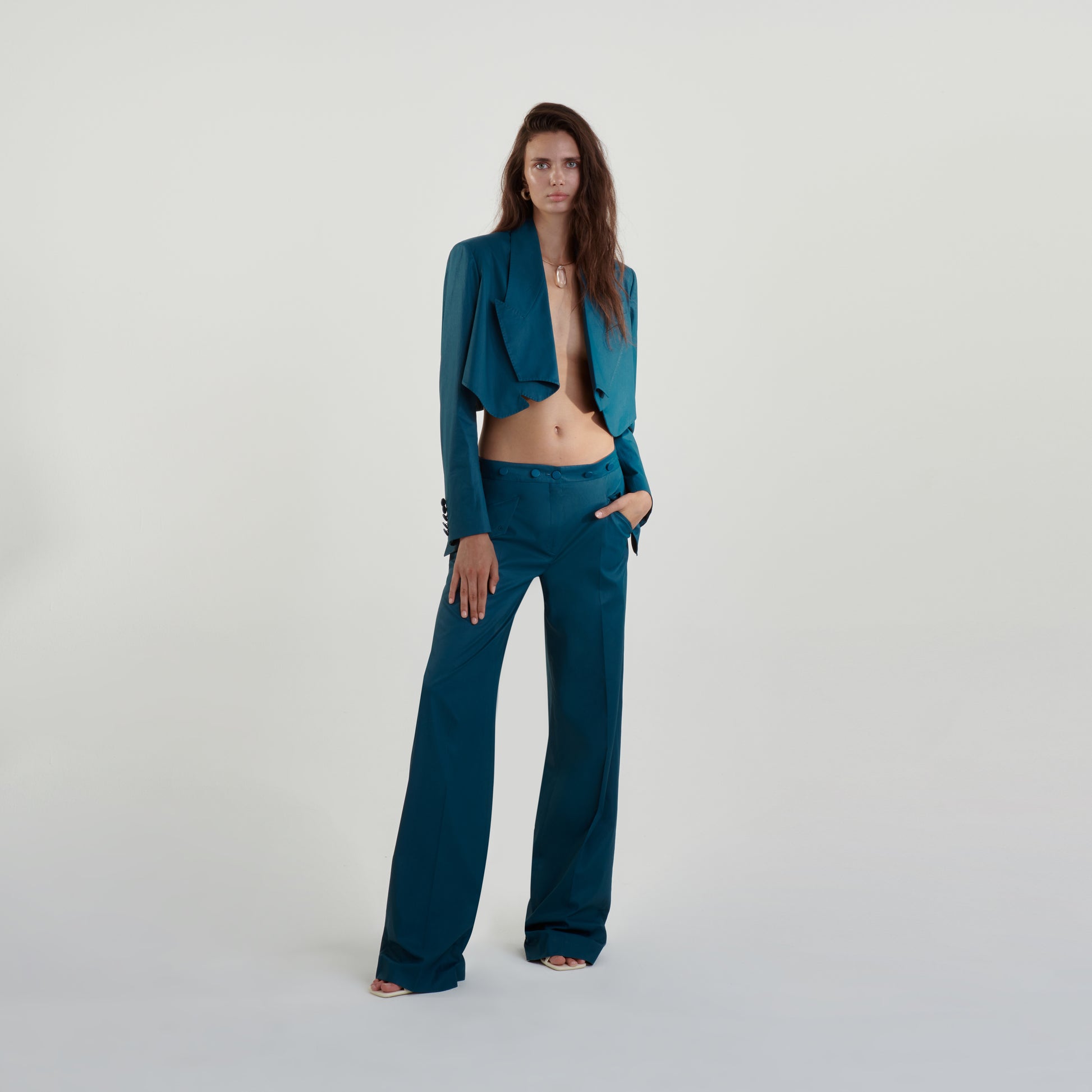 Mystic Trousers in cobalt | Lara Chamandi