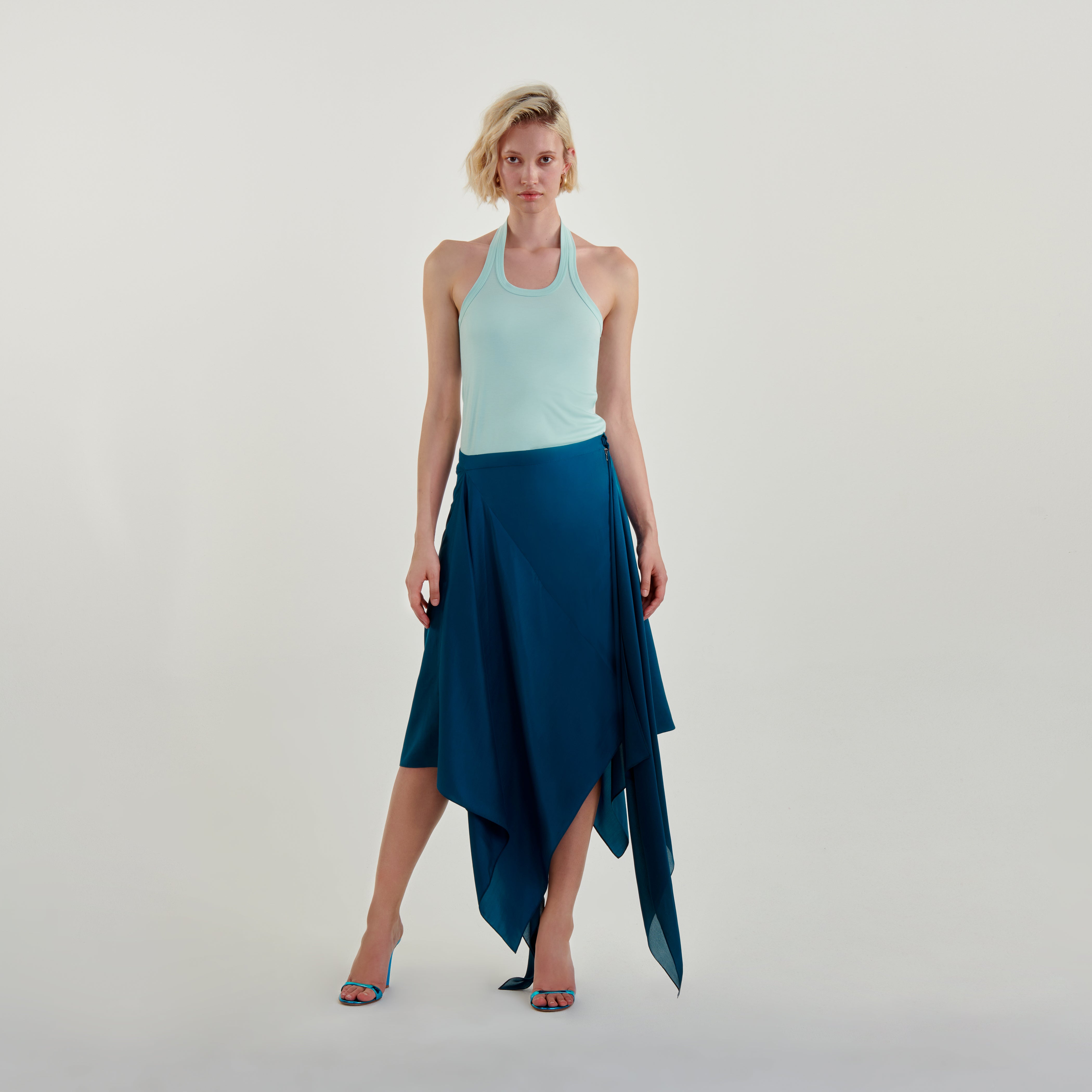 Gemini Skirt in cobalt | Lara Chamandi